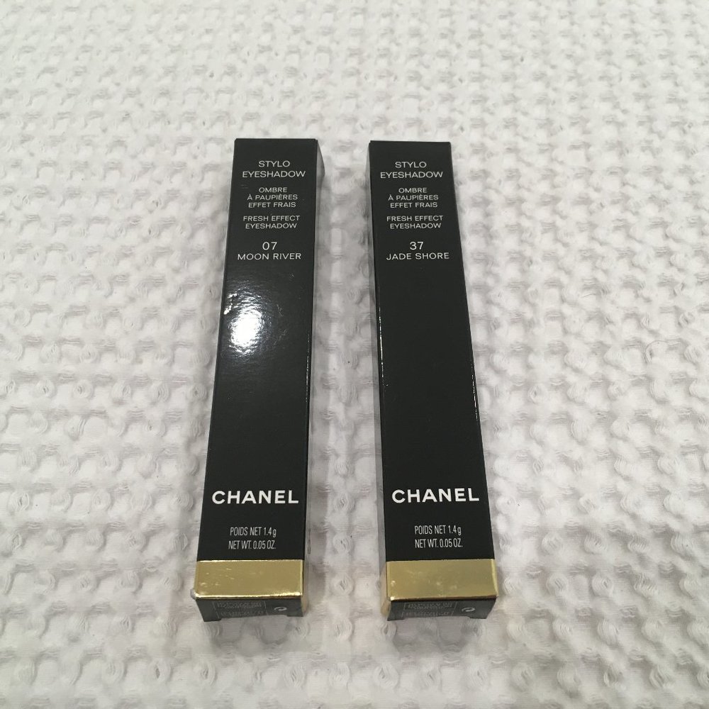 CHANEL **Empty Boxes** Stylo Eyeshadow Eyeliners #37 & #07 Boxes